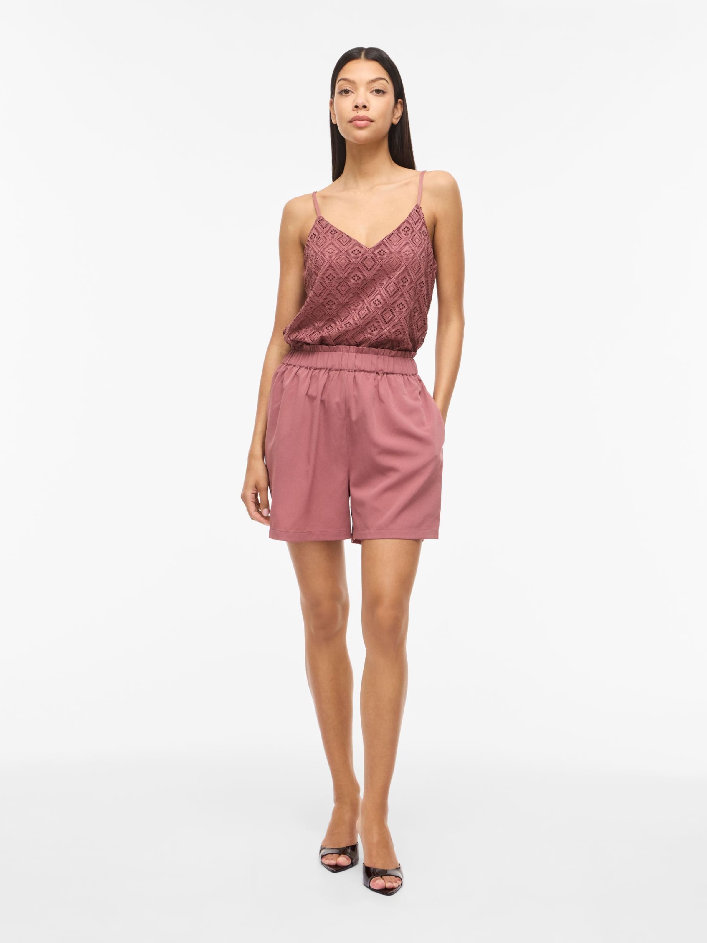 VILA Top 'VINUSA' in Brown