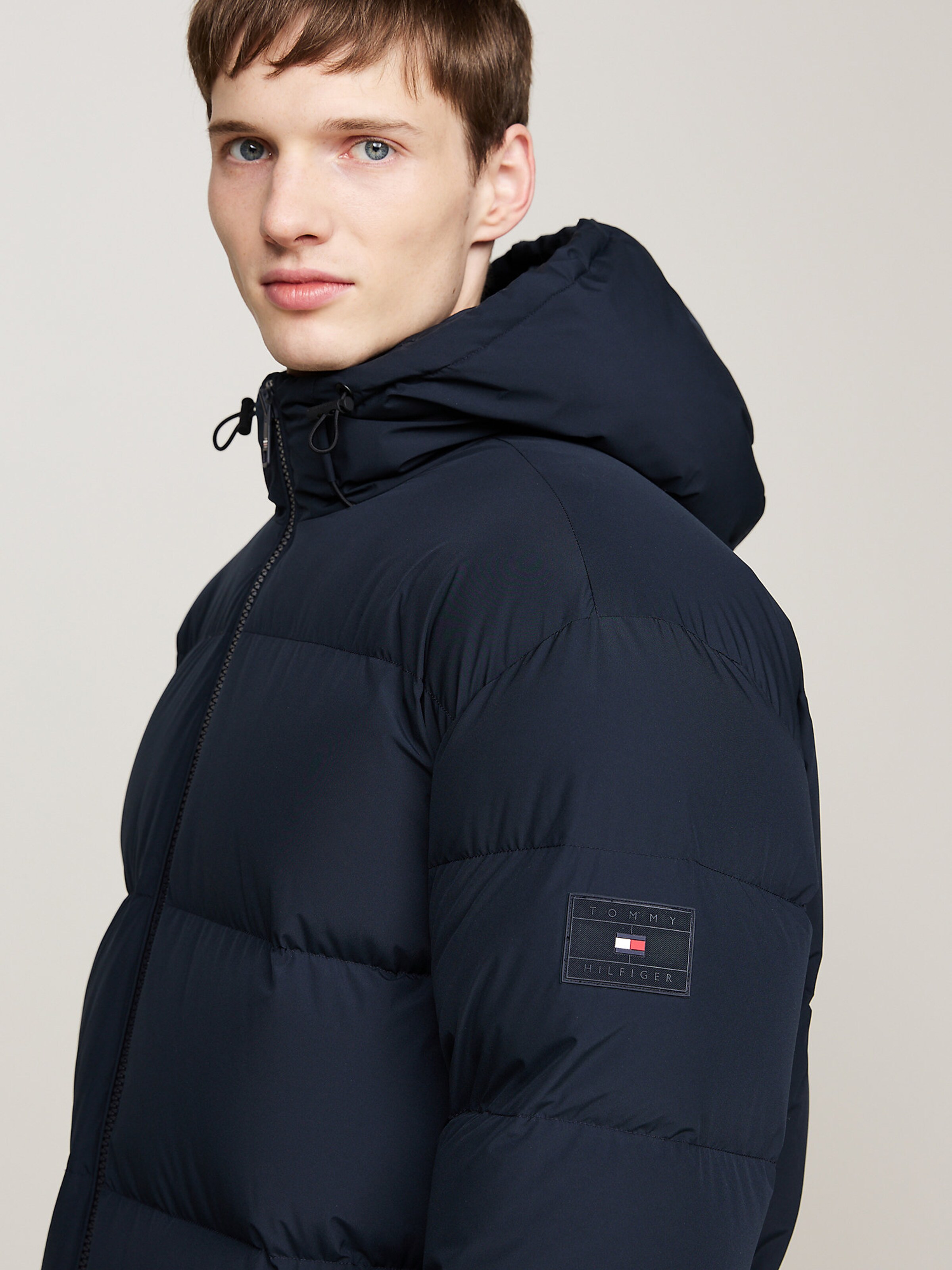 Manteau d hiver TOMMY HILFIGER en Bleu Marine ABOUT YOU