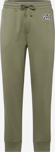 Pantaloni 'HERITAGE' GAP pe bleumarin / oliv / alb, Vizualizare produs