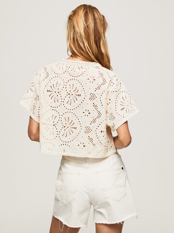 Pepe Jeans Bluse ' PRISKA ' in Weiß