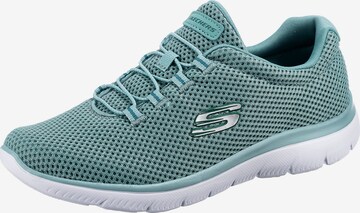 SKECHERS Sneakers laag 'Summits' in Groen: voorkant