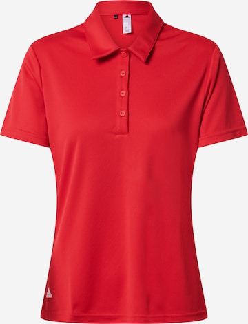ADIDAS GOLF Функциональная футболка в Красный: спереди