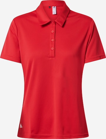 ADIDAS GOLF Performance Shirt in Red: front