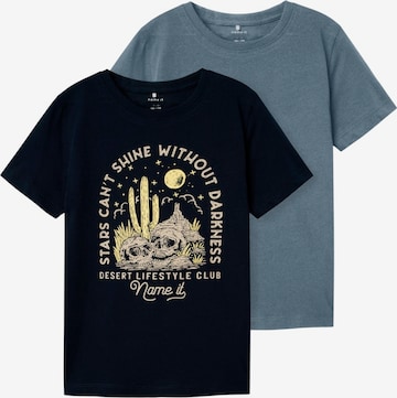 mėlyna NAME IT Marškinėliai 'NKMHANSI': priekis