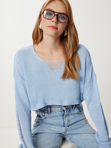 Happiness İstanbul Pulover | modra barva