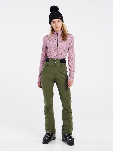 PROTEST Slimfit Sportbroek 'LULLABY' in Groen: voorkant