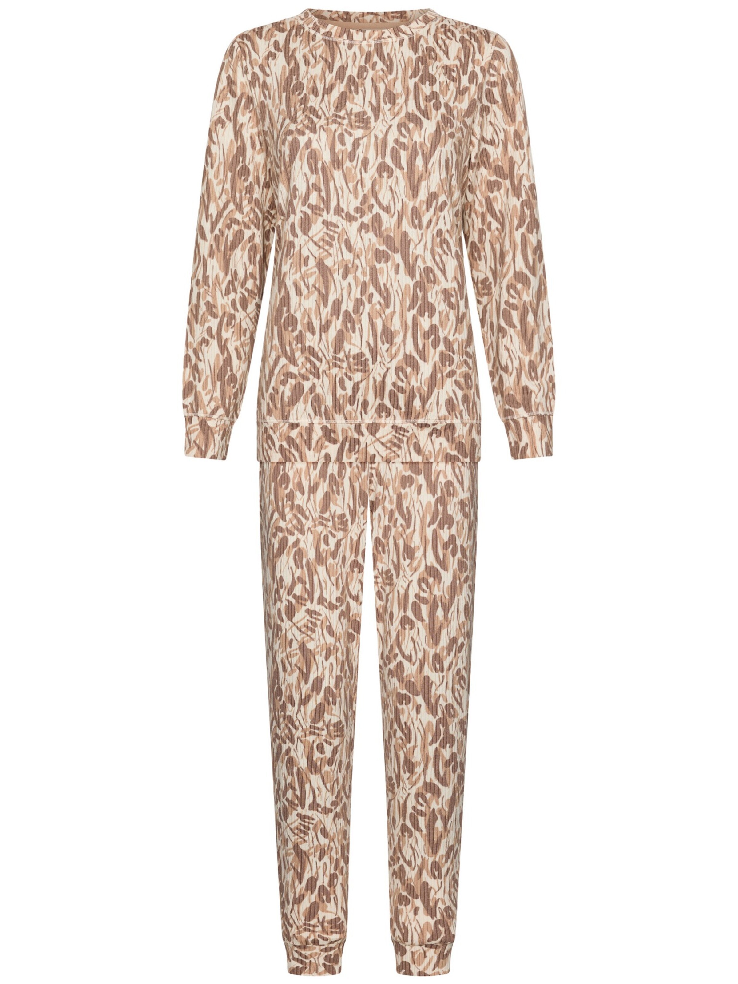 Pastunette Pyjama in Beige: voorkant