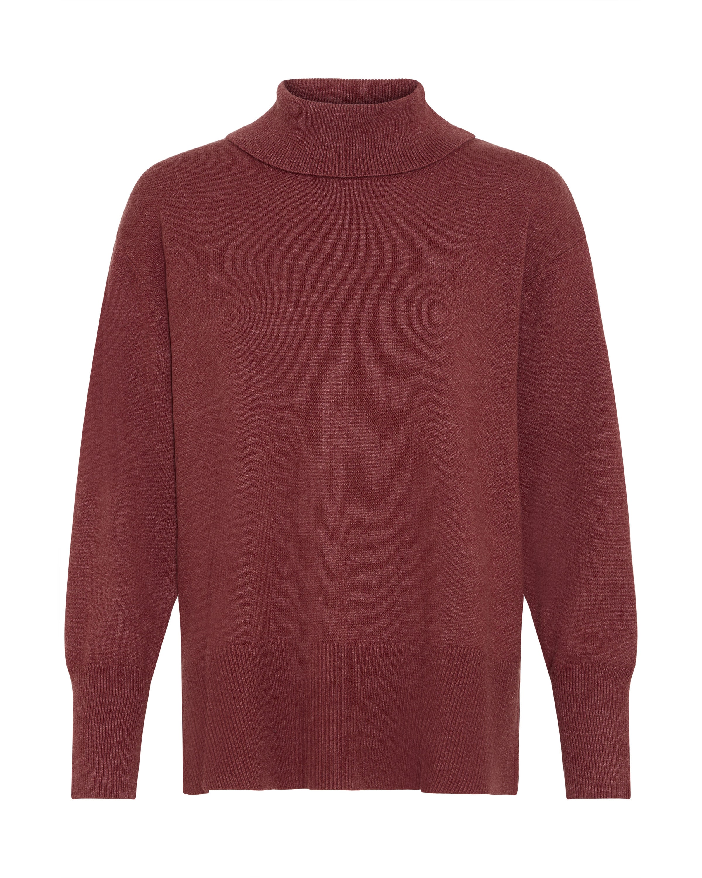 PULZ Jeans Pullover ' Steffi' in Rot: Vorderseite