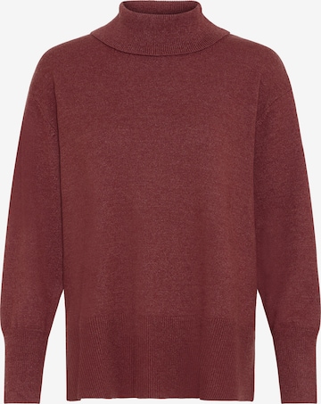 PULZ Jeans Trui ' Steffi' in Rood: voorkant