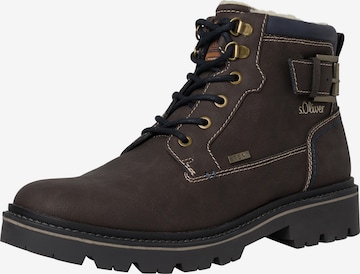 s.Oliver Veterboots in Bruin: voorkant