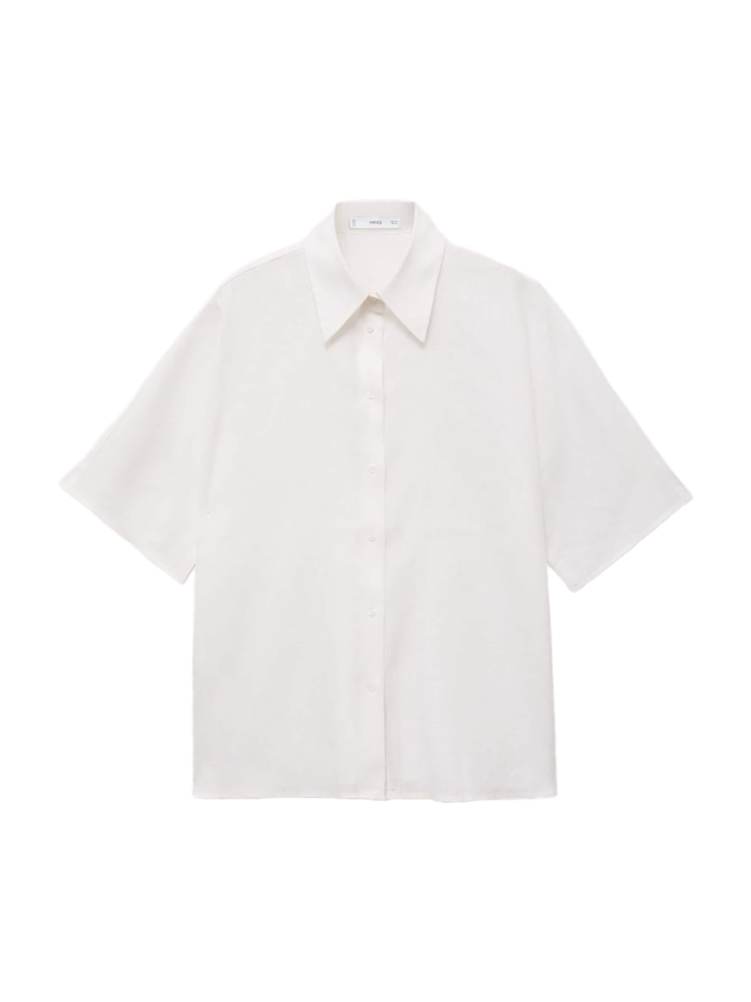 MANGO Blouse 'PAI' in White: front