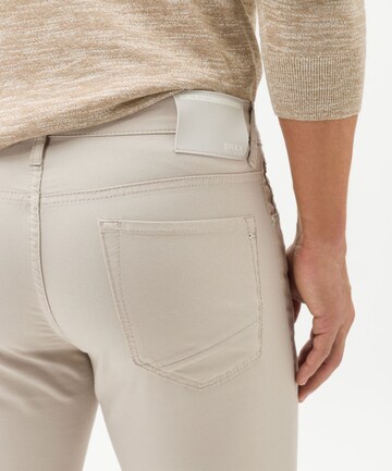 BRAX Slim fit Chino Pants 'Chuck' in Beige