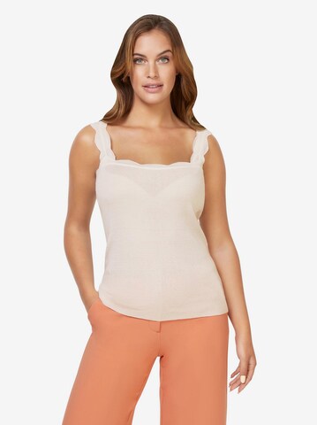 Ashley Brooke by heine Knitted top in Beige: front