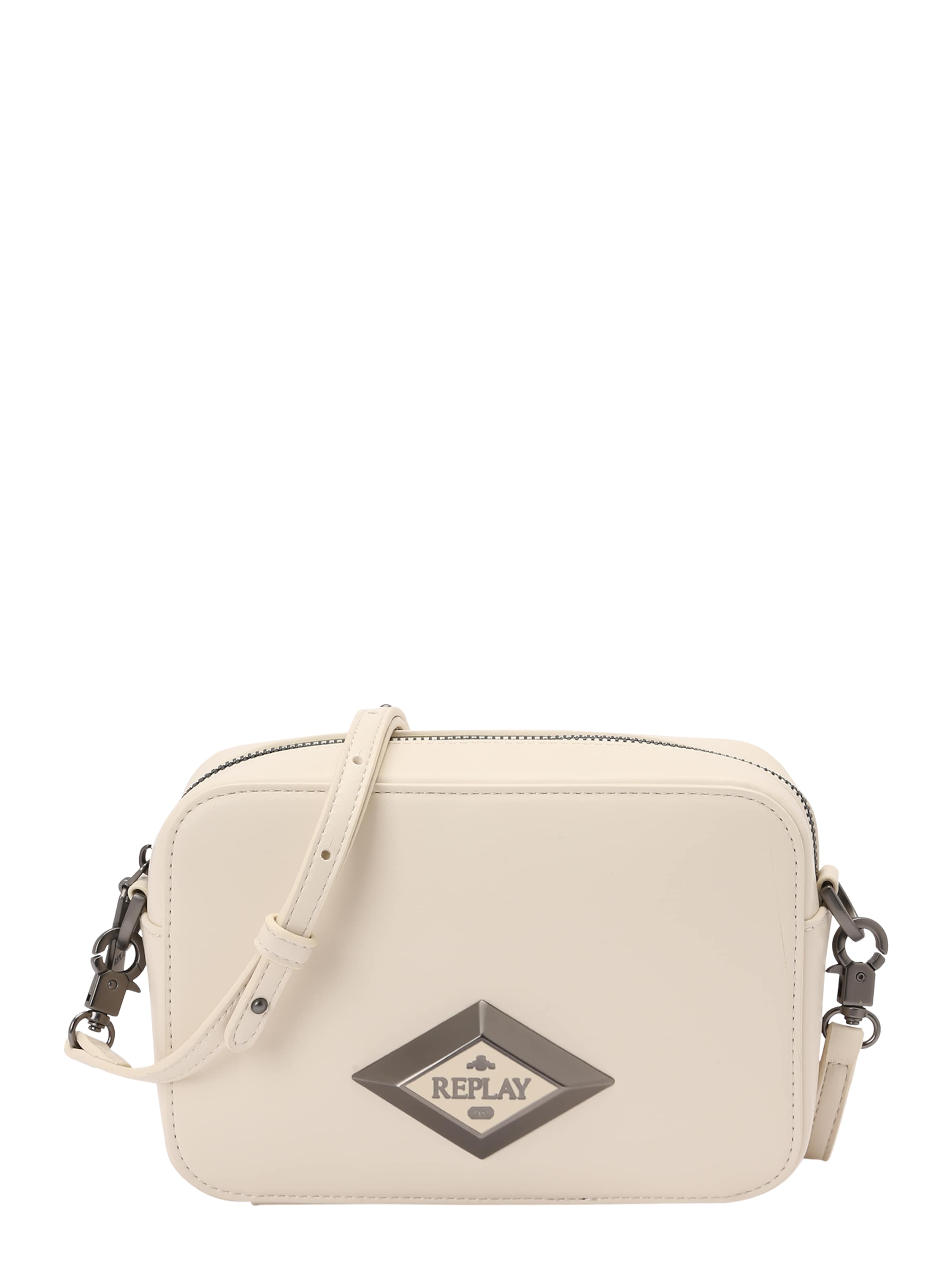 Borsa a tracolla di REPLAY in bianco: frontale