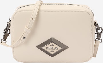 REPLAY Olkalaukku värissä valkoinen: etupuoli