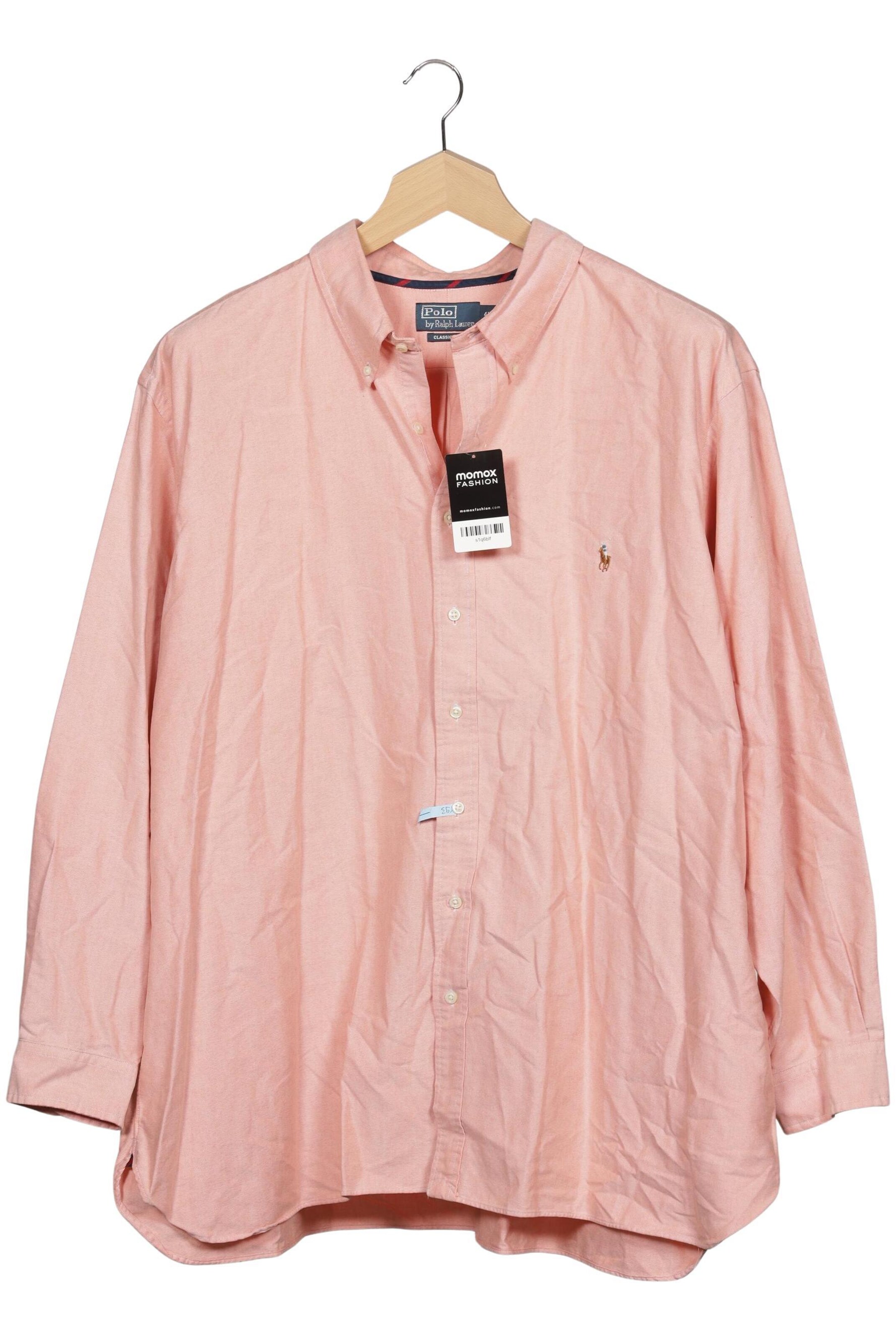 Polo Ralph Lauren Button Up Shirt in 4XL in Pink: front