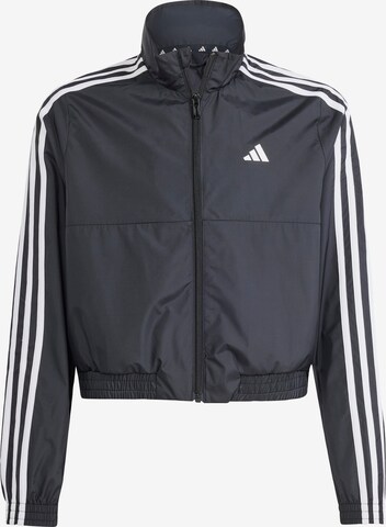 ADIDAS SPORTSWEAR Athletic Jacket in Black: front