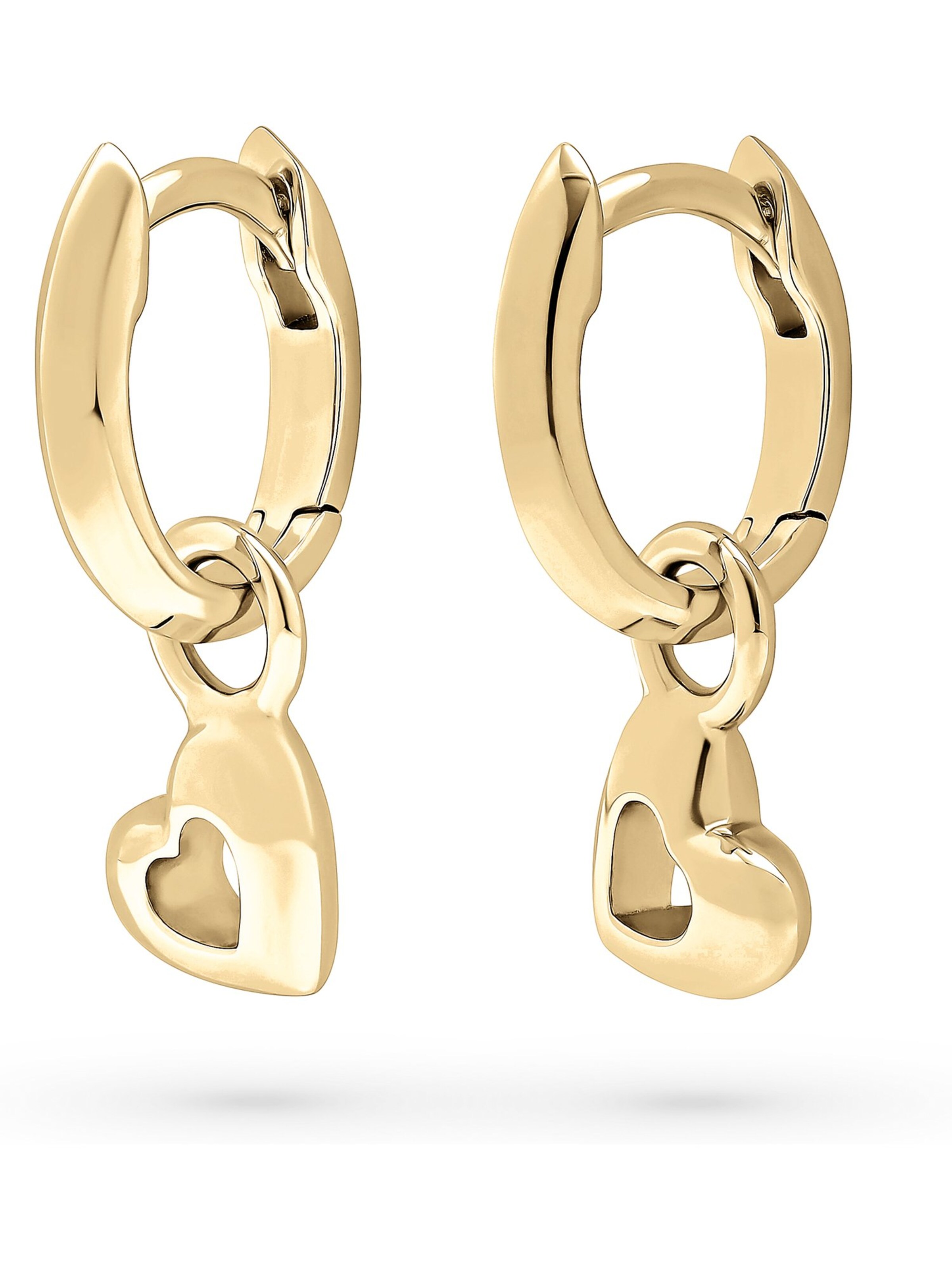 JETTE Ohrringe in Gelb: Vorderseite