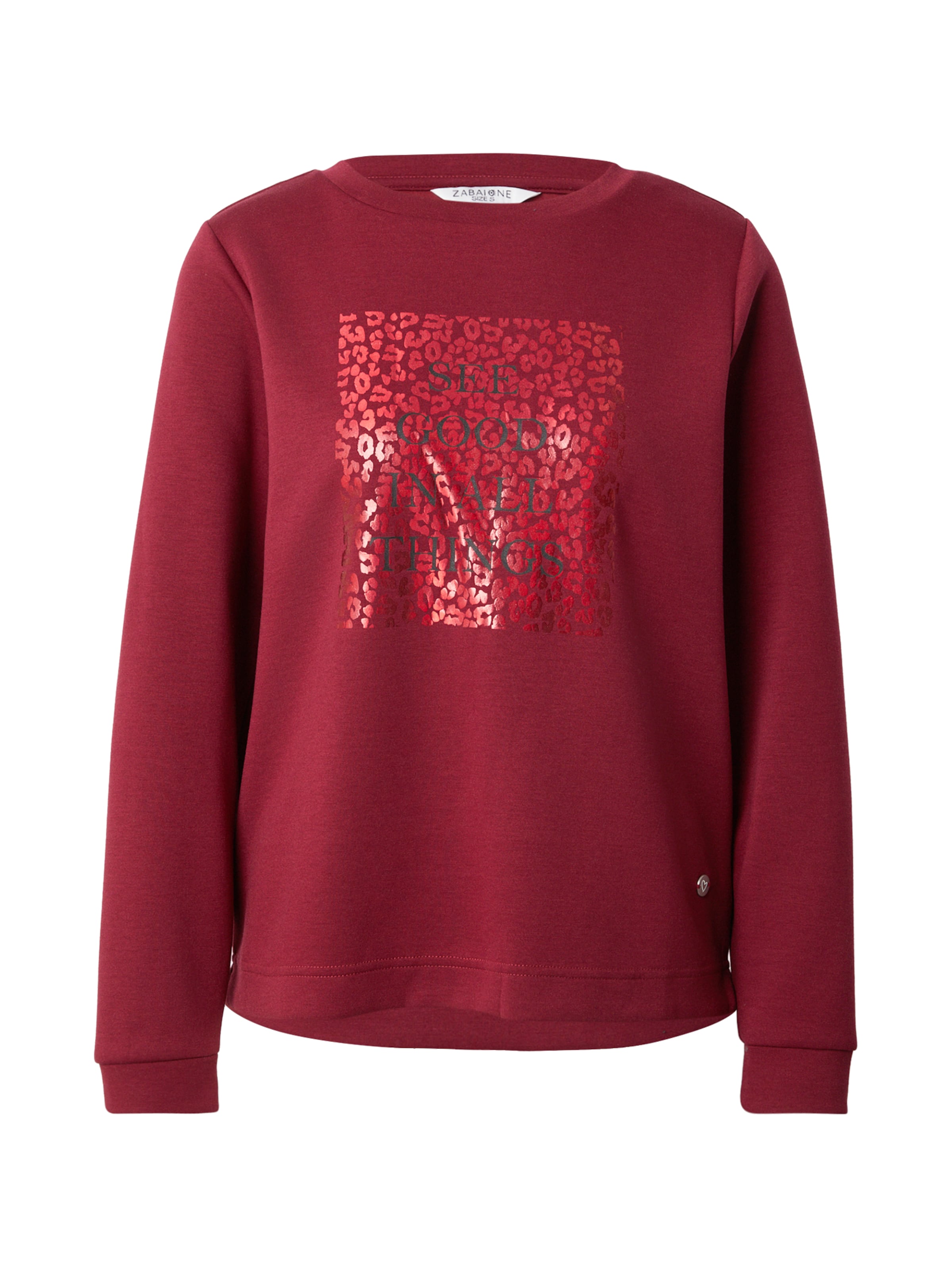 Maglietta 'Li44sanne' di ZABAIONE in rosso: frontale