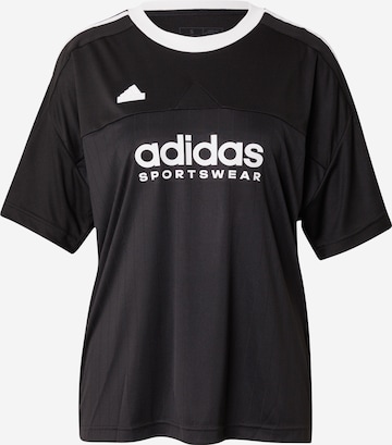 T-shirt fonctionnel 'TIRO' ADIDAS SPORTSWEAR en noir : devant