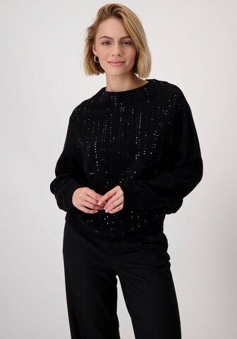 monari Pullover in Schwarz: Vorderseite