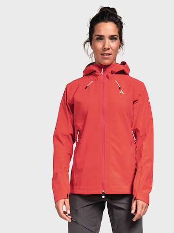 Schöffel Outdoorjacke 'Mangart' in Rot: predná strana