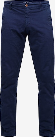 Rusty Neal Slimfit Chino in Blauw: voorkant