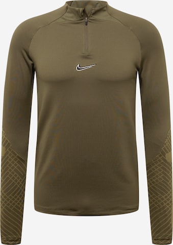 T-Shirt fonctionnel 'Strike Drill' NIKE en vert : devant