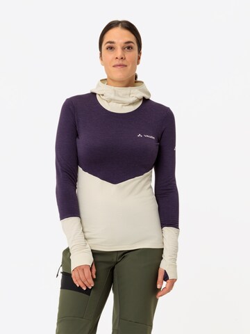 VAUDE Sportpullover in Beige: Vorderseite
