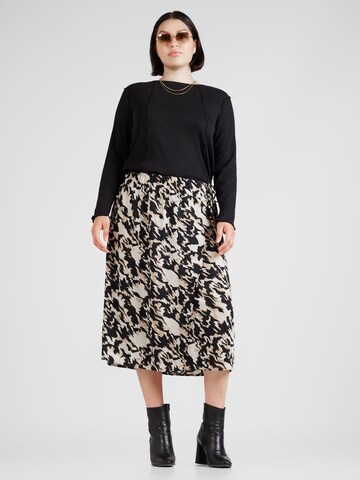 Vero Moda Curve Rok 'NORA' in Beige