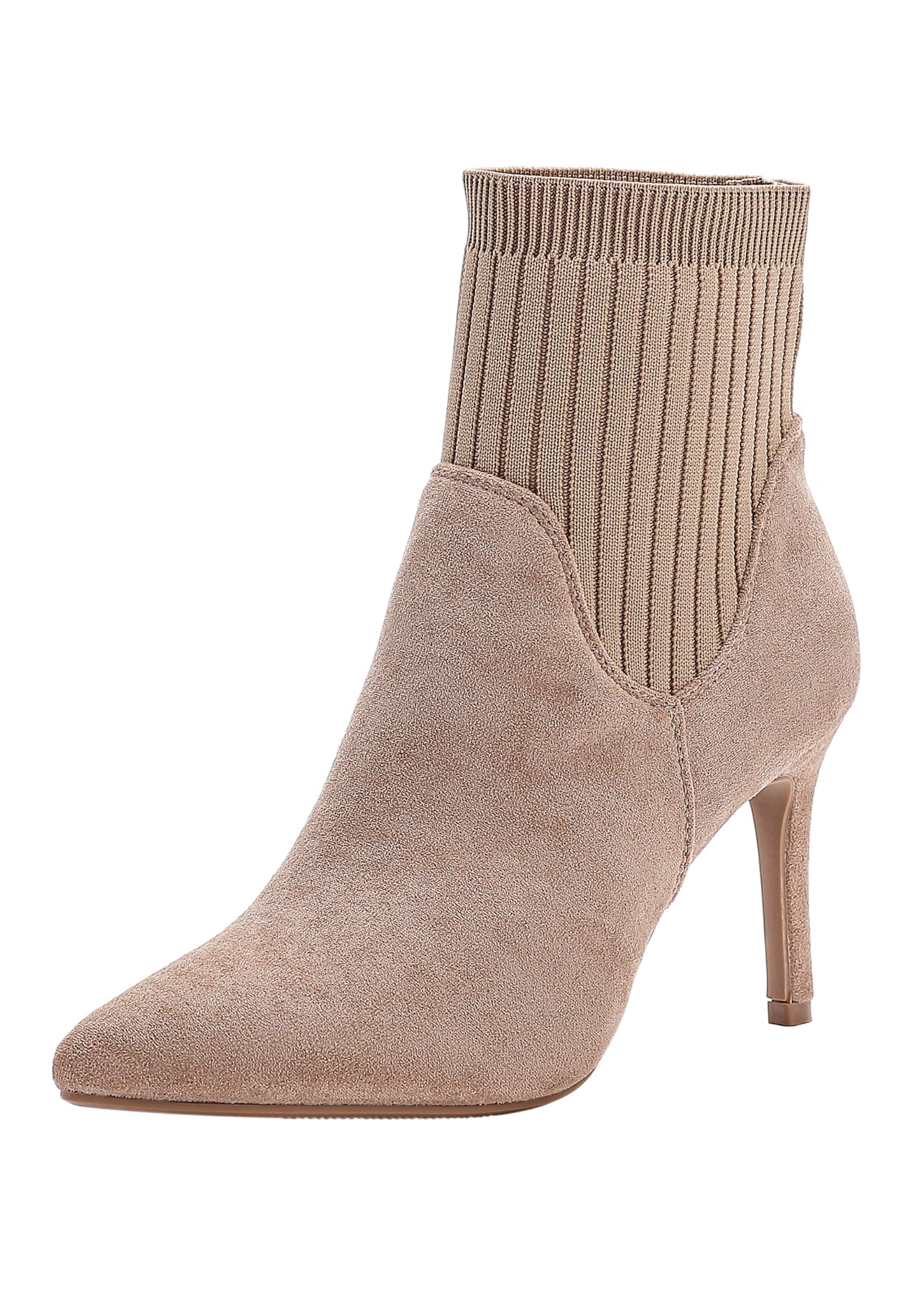 Bottines Elara en beige : devant