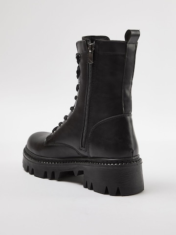 Bottines à lacets Trendyol en noir