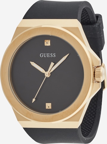 GUESS Аналоговые часы в Черный: спереди
