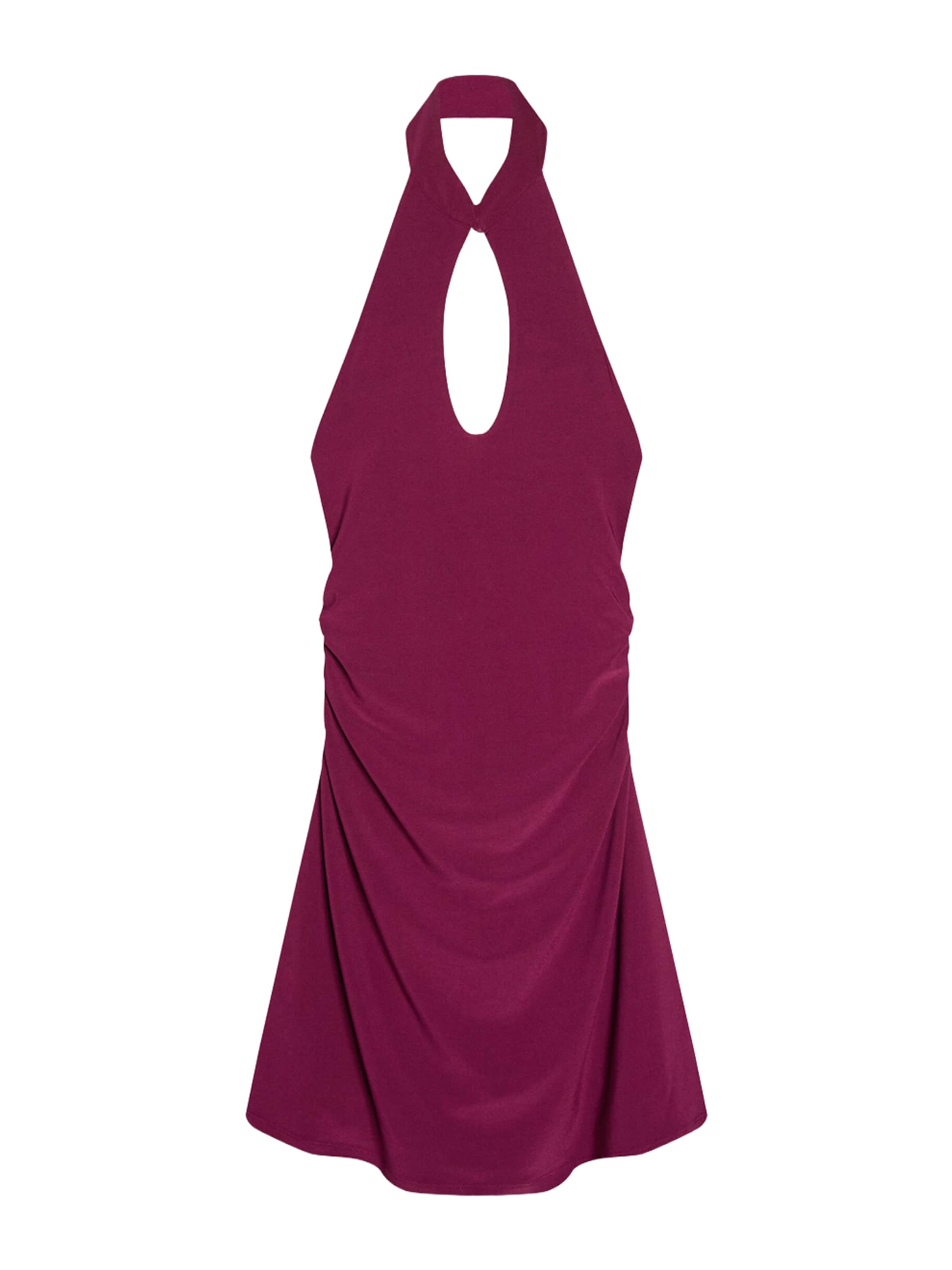 Bershka Robe d’été en 34 en rose foncé, Vue avec produit