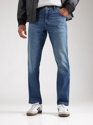 Slimfit Jeans 'TEXAS' de la WRANGLER pe albastru: față