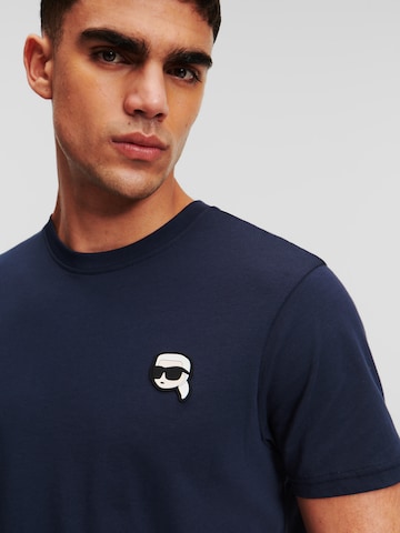 Karl Lagerfeld Shirt 'Ikonik' in Blauw