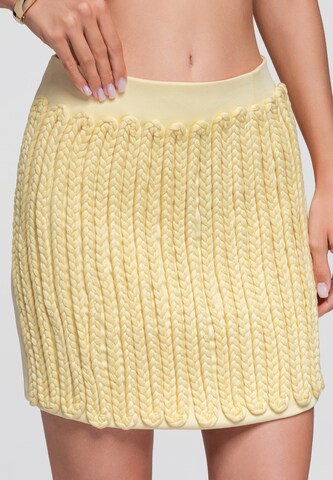 Jupe 'OW-GL-E0016' Ombre en jaune