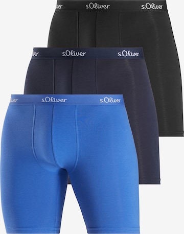 Boxers s.Oliver en bleu : devant