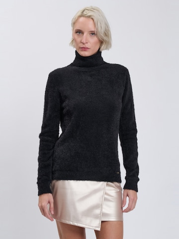 Pullover di Influencer in nero: frontale