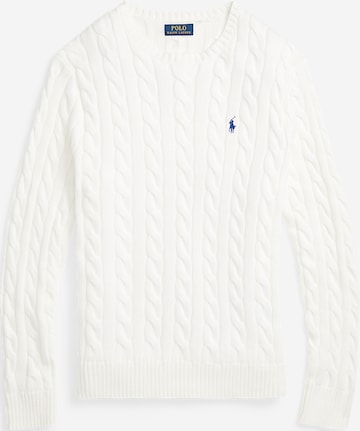 Polo Ralph LaurenRegular Fit Pulover 'Driver' - bijela boja: prednji dio