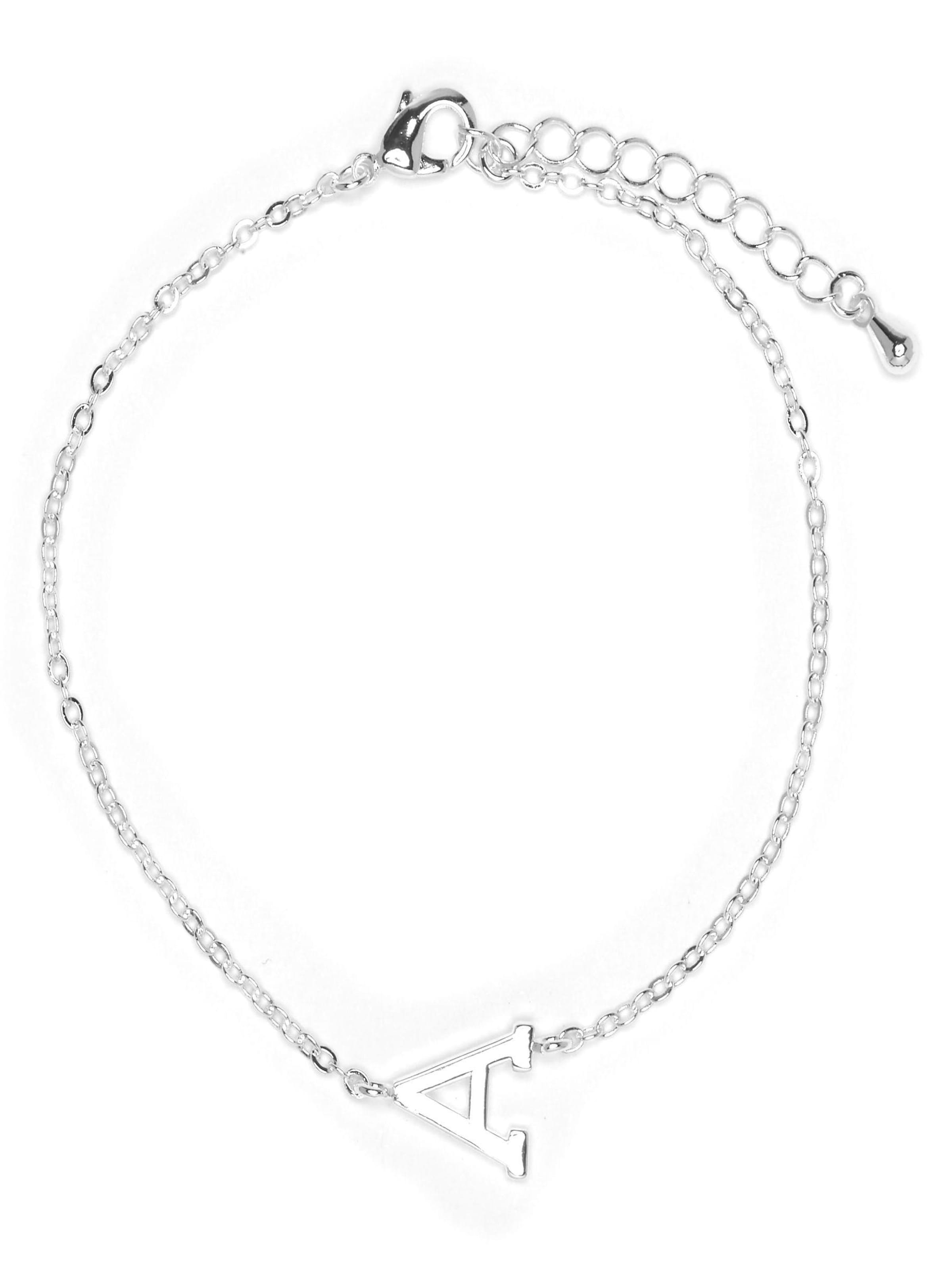 Luxenter Armband 'Alphabet A'‌ in Silber