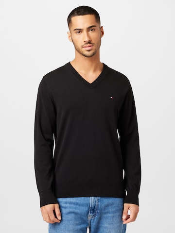 TOMMY HILFIGER Pullover in Schwarz: predná strana