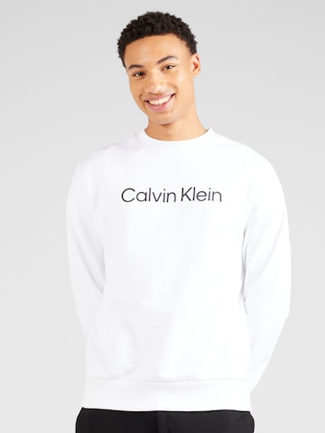 Calvin Klein Sweatshirt in White: front