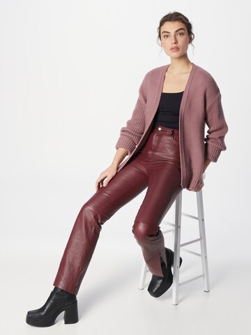 ABOUT YOU Gebreid vest 'Lea' in Roze