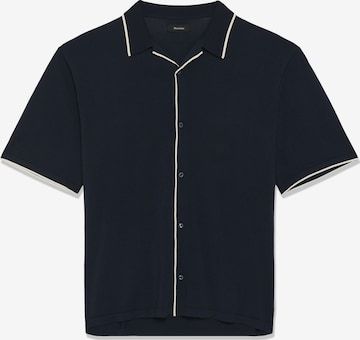 Coupe regular Chemise 'Polomin' Matinique en bleu : devant