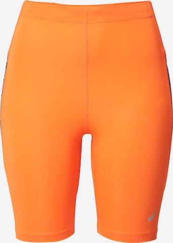 ASICS Скинни Спортивные штаны 'Race Sprinter' в Оранжевый: спереди