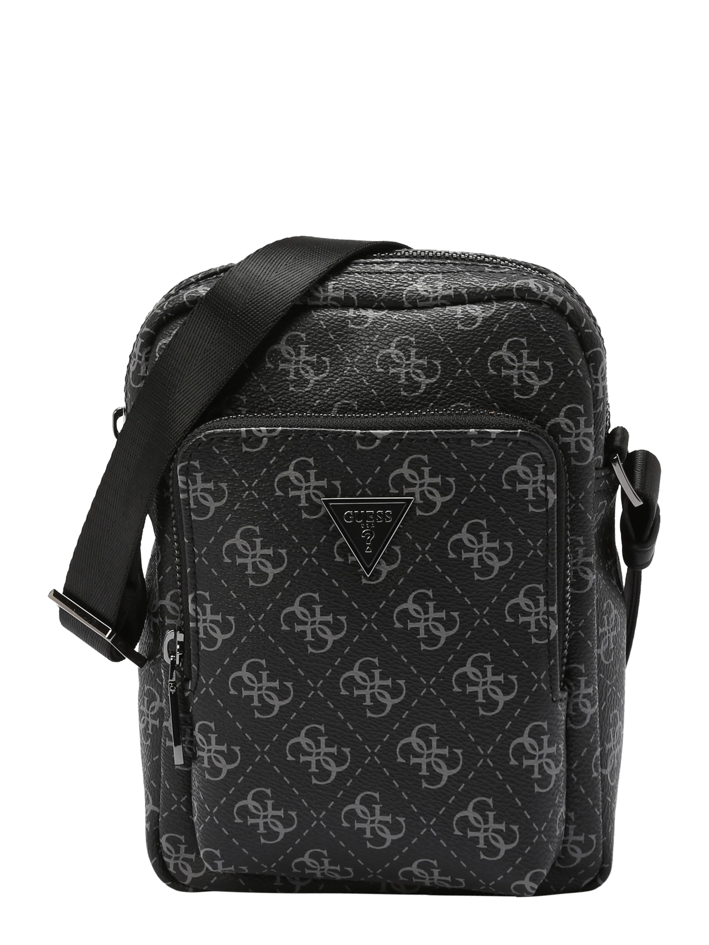 GUESS Taška cez rameno 'Vezzola' - Čierna: predná strana