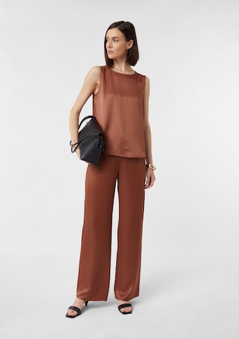 COMMA Loose fit Trousers in Brown
