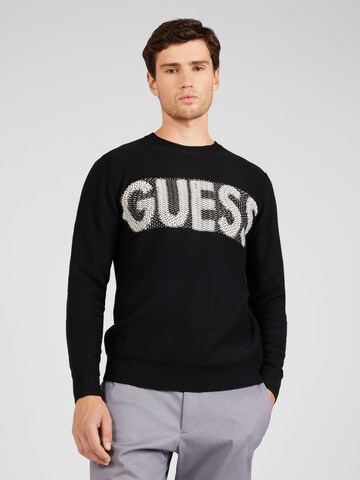 Pull-over 'AMYAS' GUESS en noir : devant