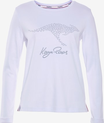 KangaROOS Sweatshirt in White: front